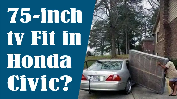 Can a 75-inch TV Fit in a Honda Civic?