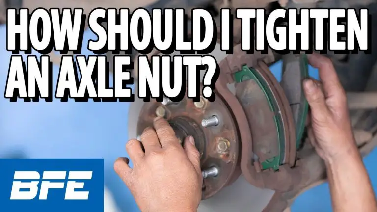 What Happens If You Over Tighten Axle Nut