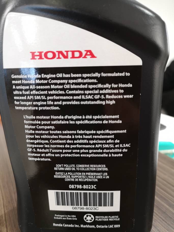 Who Makes Honda Motor Oil?