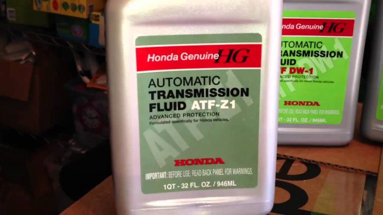 Honda Atf Dw1 Vs Z1 Motor Oil